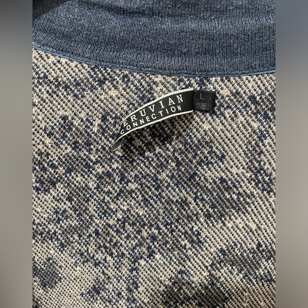 Peruvian Connection 100% Cotton Open Front Long S… - image 3